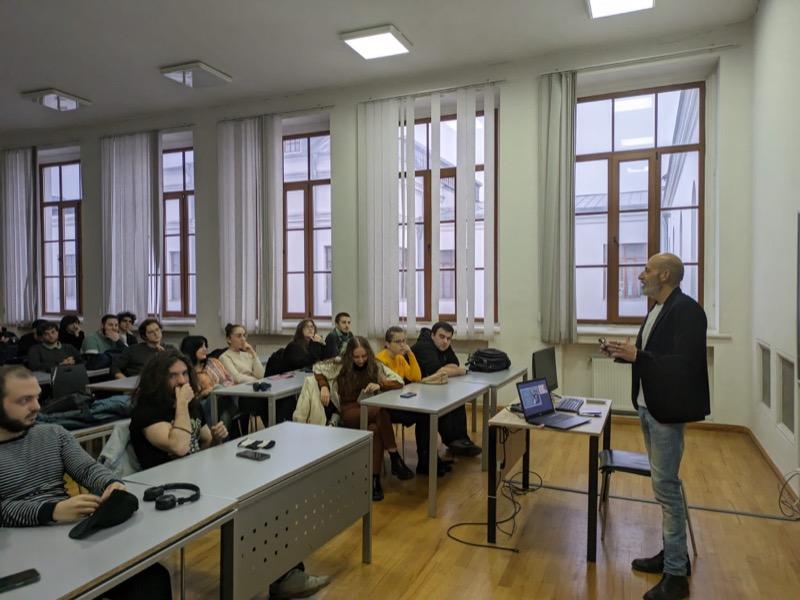 Lecture at Tbilisi State University, Georgia