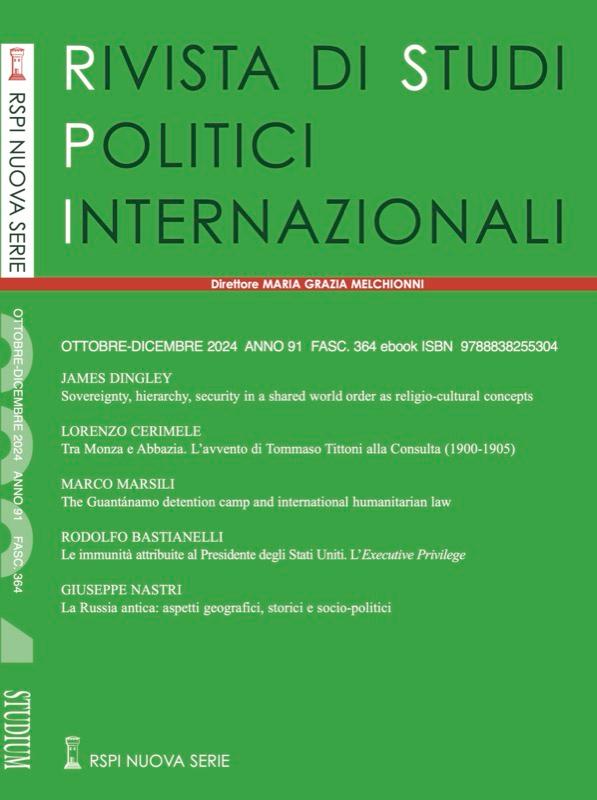 Article on Guantánamo Detention Camp and International Humanitarian Law Published in RSPI