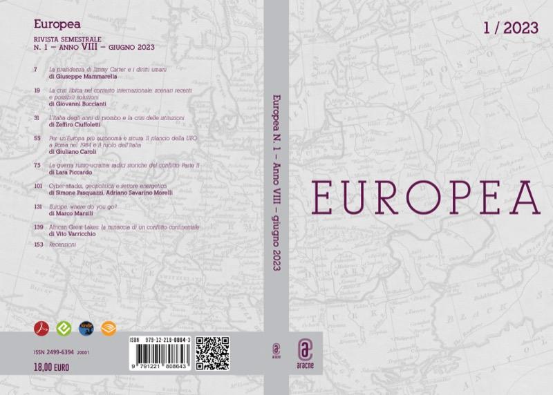 Paper published in Europea 1 (June 2023)