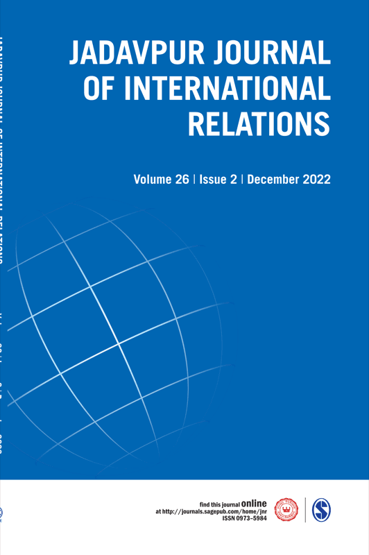 Paper 'Arctic Security: A Global Challenge’ published in the Jadavpur Journal of International Relations