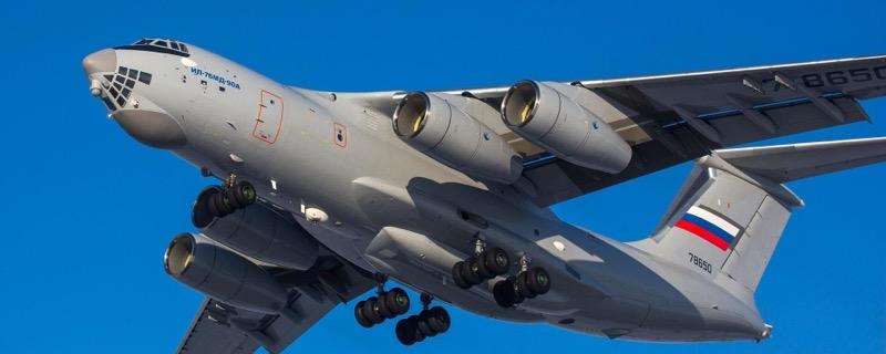 Commento sull'abbattimento dell'aereo militare russo Il-76 pubblicato su Sputnik Int. e Telegram