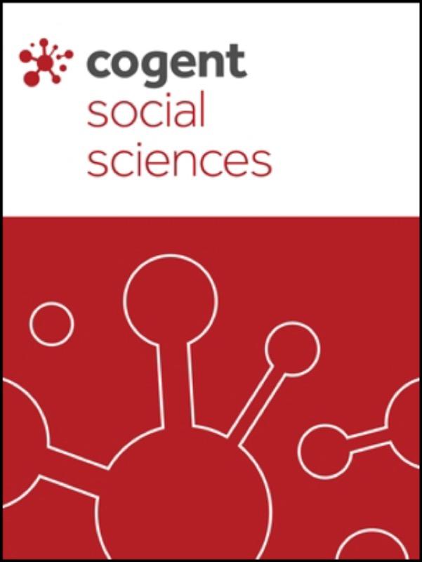 Lavoro citato in Cogent Social Sciences