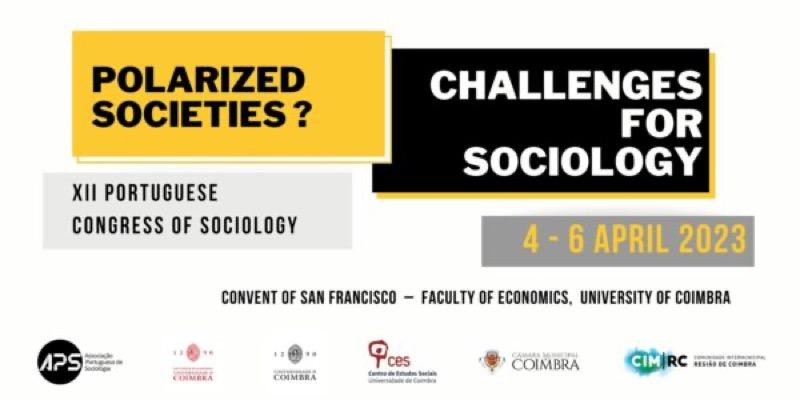 Partecipazione al XII Congresso portoghese di sociologia, Università di Coimbra, 4-6 aprile 2023