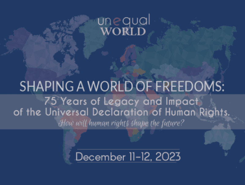Participation in Int. Conference on 75th Anniversary of Universal Declaration of Human Rights