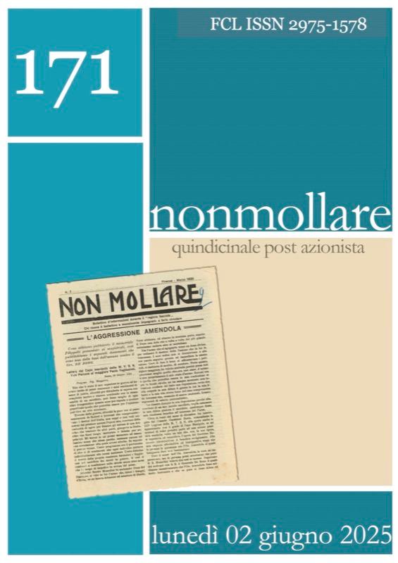 Pubblicato articolo sulla libertà di pensiero su nonmollare, supplemento quindicinale di Critica Liberale