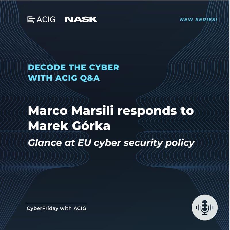 Cyber Friday Q&A with ACIG Editor Marek Górka